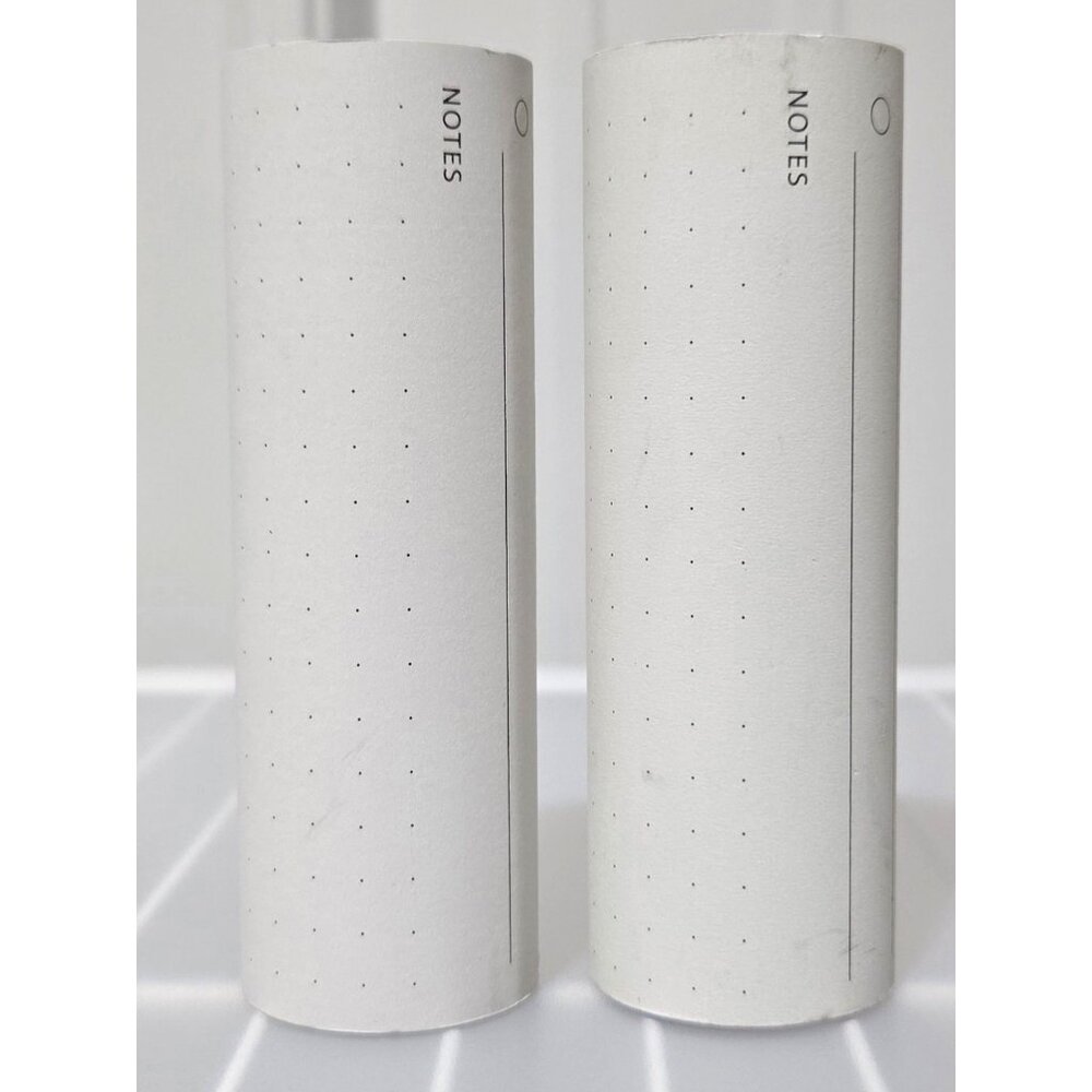 Hearth & Hand 2 Refill Rolls for Black Metal Desktop Paper Note Dispenser